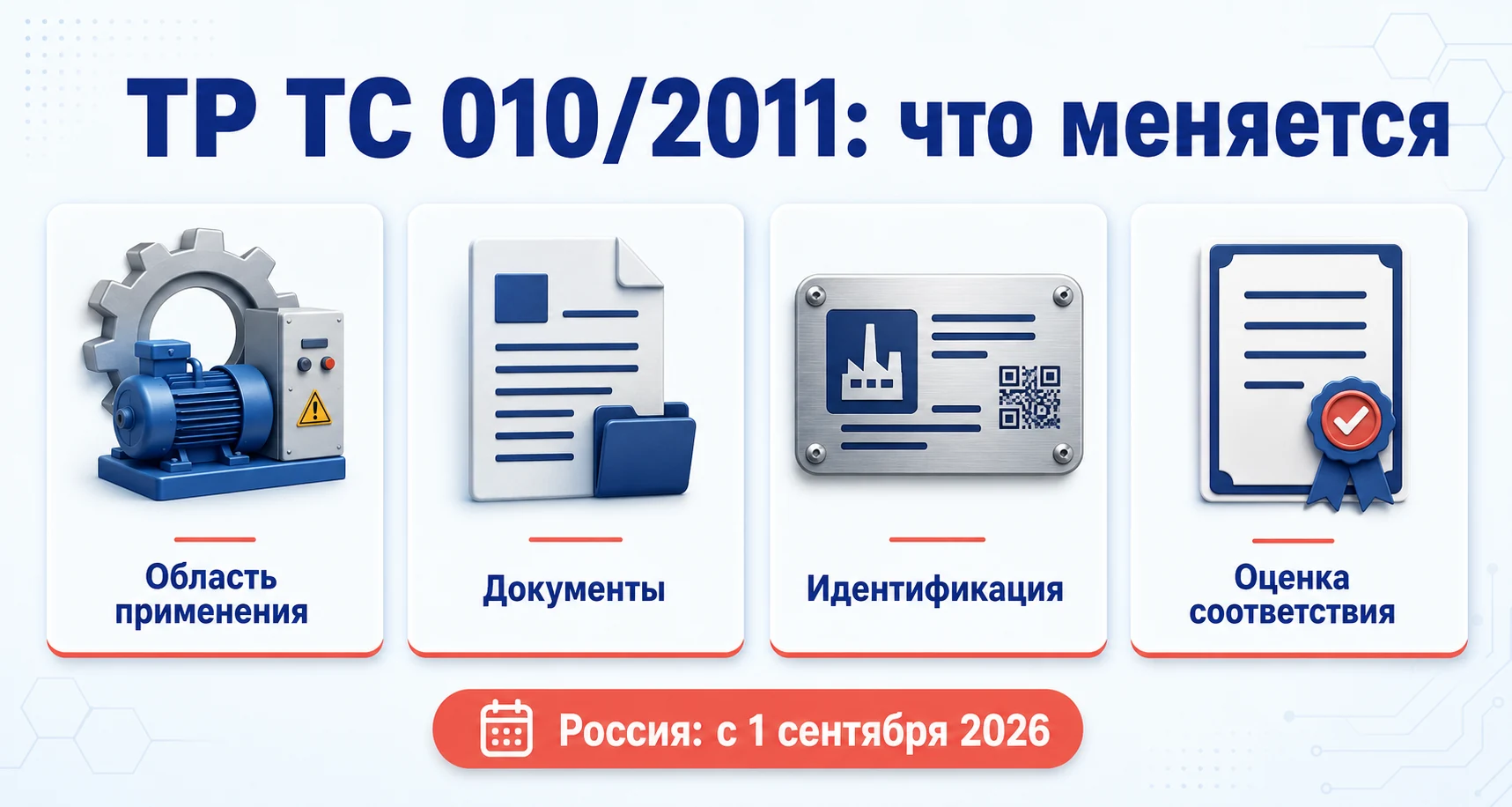 Ключевые изменения ТР ТС 010/2011 для производителей и импортёров с 1 сентября 2026 года