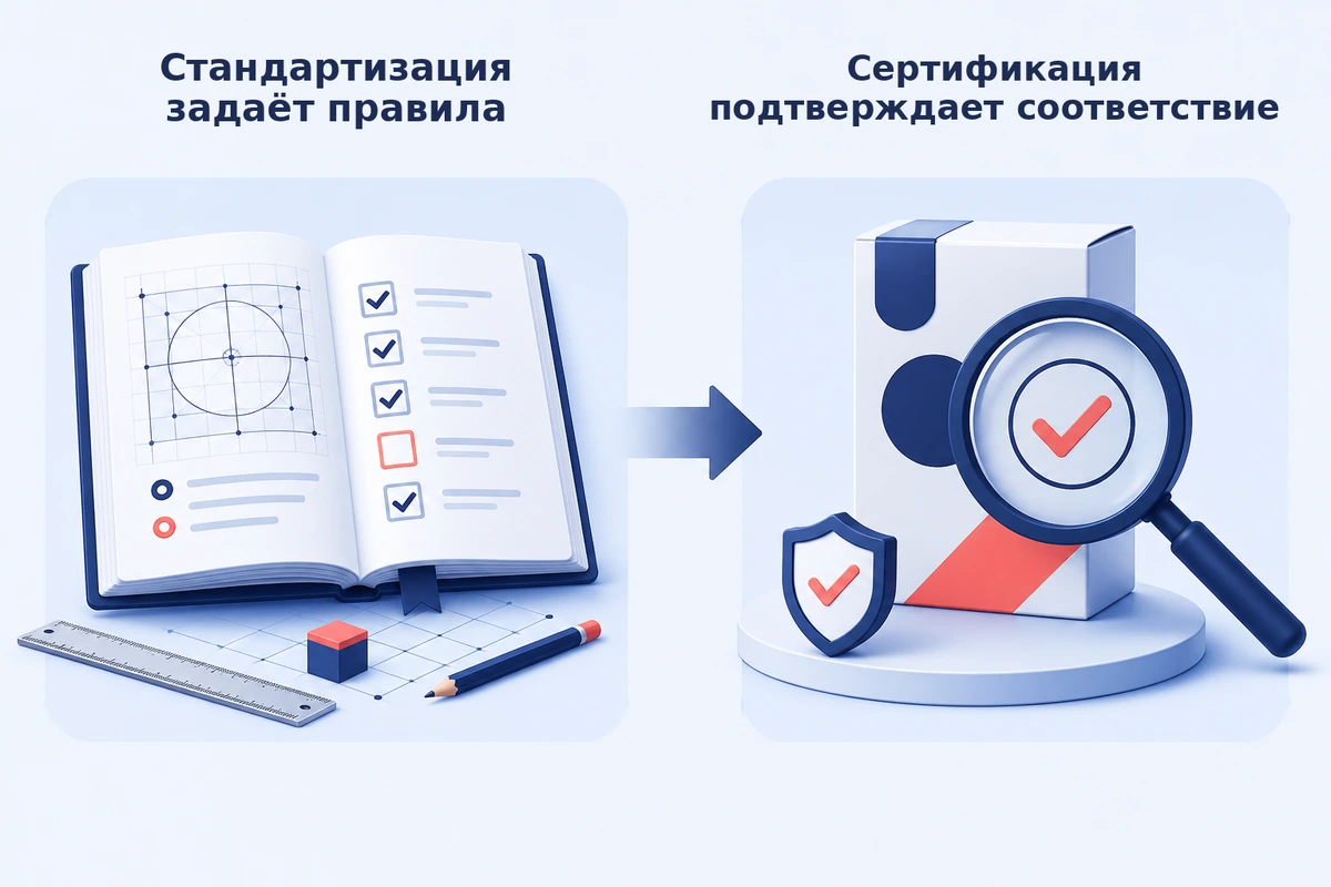 Разница между стандартизацией и сертификацией