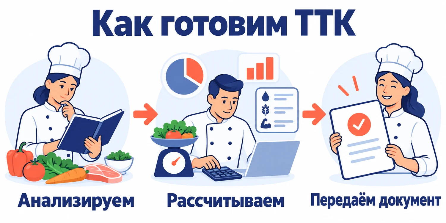 Этапы разработки ТТК: анализ, расчёты и передача документа
